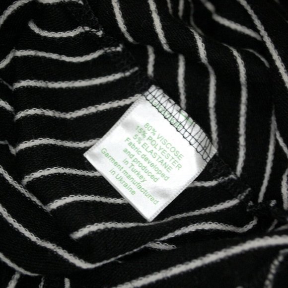 Garnet Hill Striped French Terry A-line Tunic - Picture 5 of 5